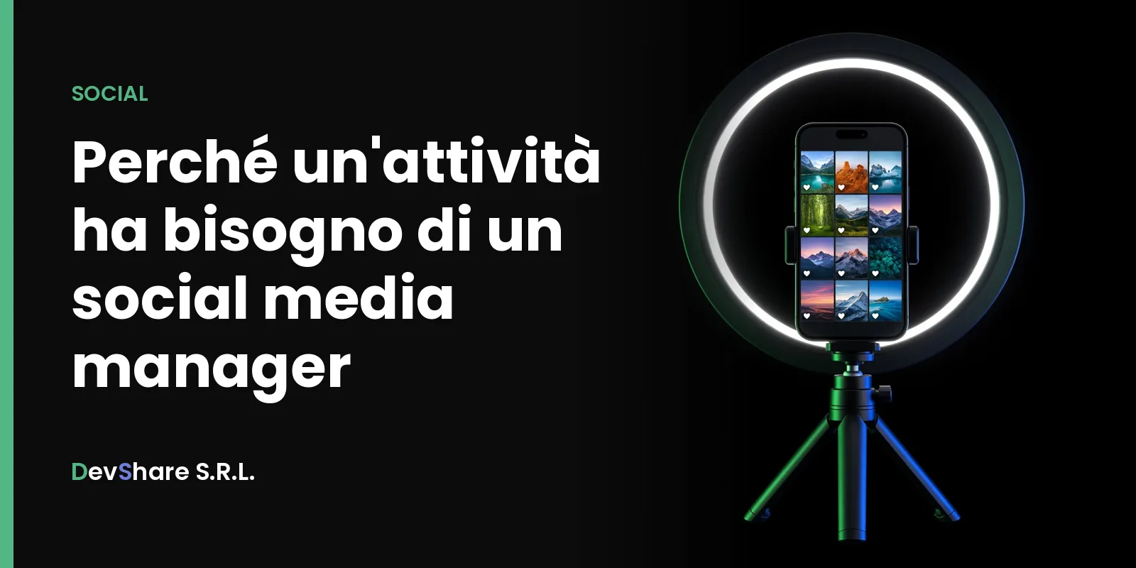 Copertina dell'articolo «Perché un'attività ha bisogno di un social media manager»